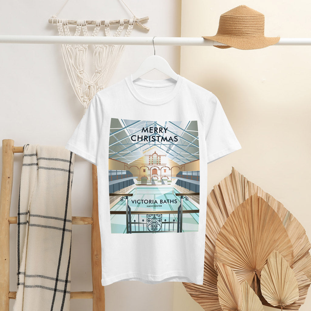 Victoria Baths, Manchester T-Shirt by Dave Thompson