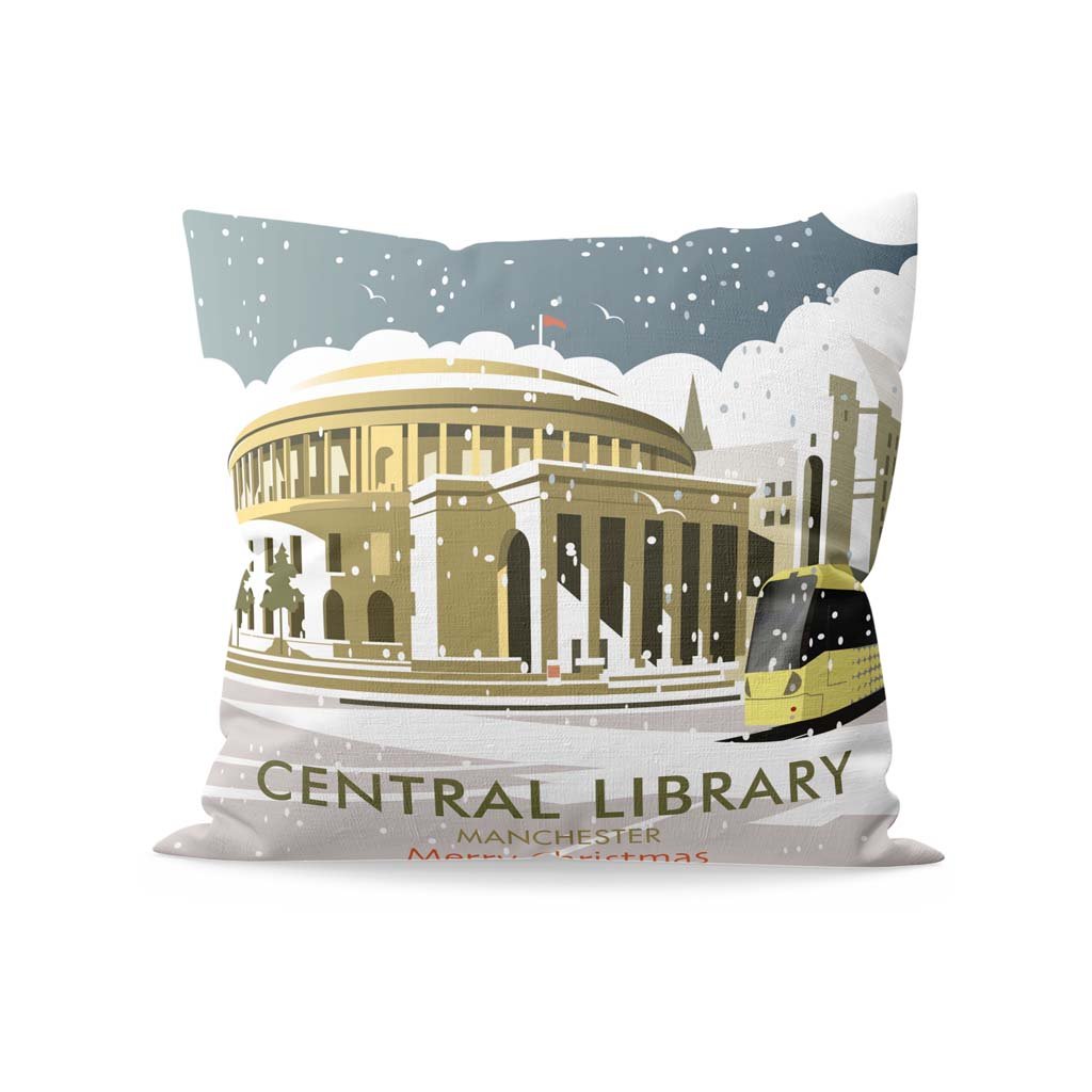 Central Library, Manchester Cushion