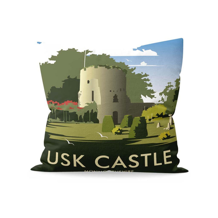 Usk Castle, Monmouthshire Cushion