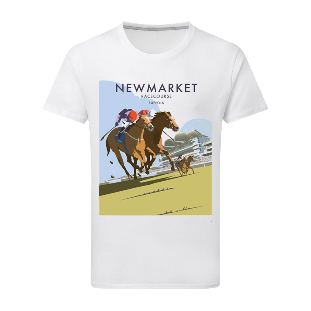 Newmarket Racecourse, Suffolk T-Shirt by Dave Thompson – Love Your Location