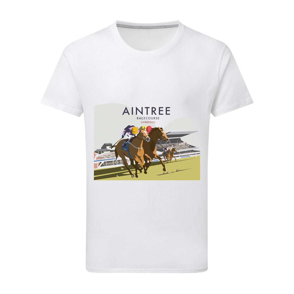 Aintree Racecourse, Liverpool T-Shirt by Dave Thompson