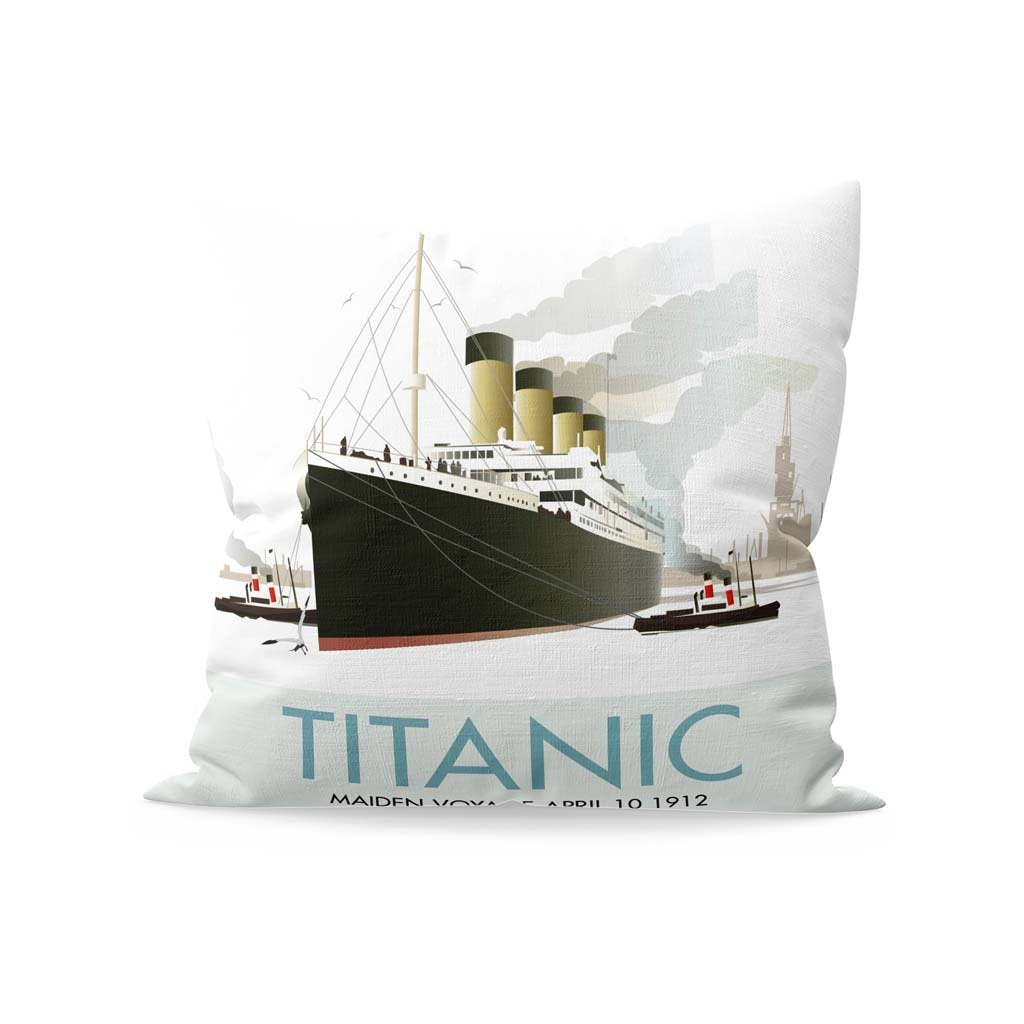 Titanic, Maiden Voyage, 10/04/1912 Cushion