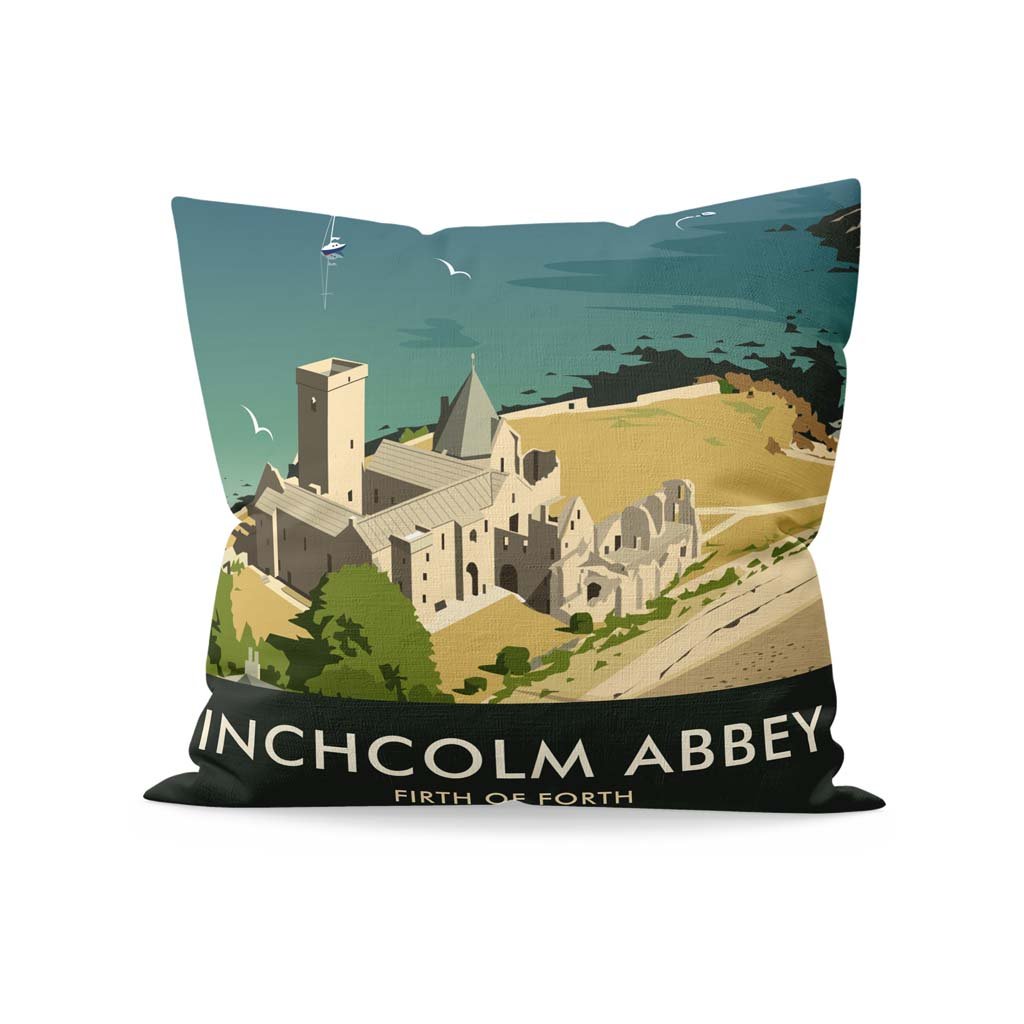 Inchcolm Abbey, Firth Of Forth Cushion