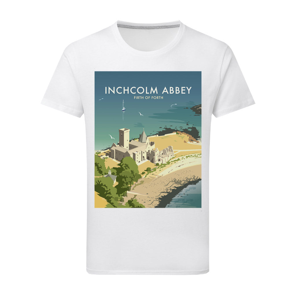 Inchcolm Abbey, Firth Of Forth T-Shirt by Dave Thompson