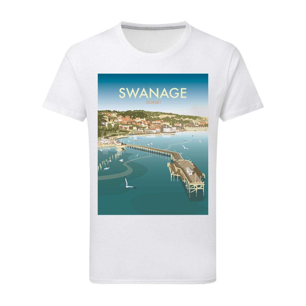 Swanage, Devon T-Shirt by Dave Thompson