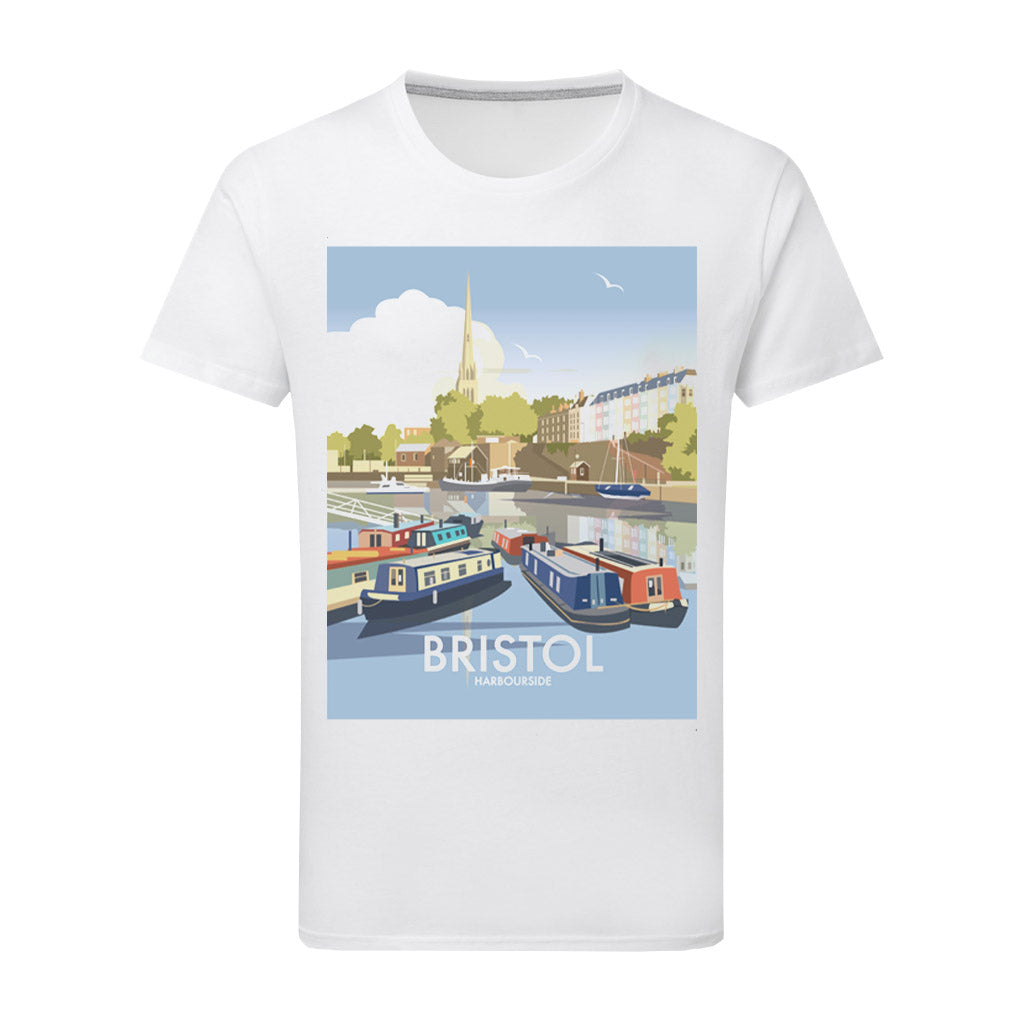 Bristol, Harbourside T-Shirt by Dave Thompson