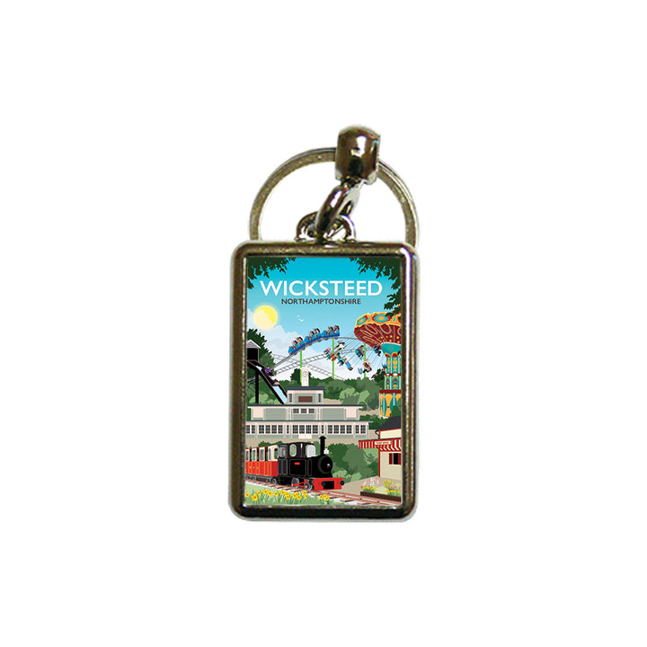 Wicksteed, Northamptonshire - Metal Keyring