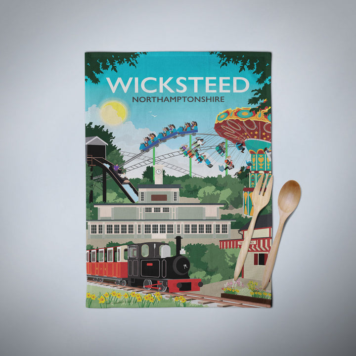 Wicksteed, Northampton - Tea Towel