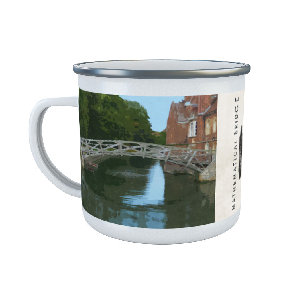 The Mathematical Bridge, Cambridge Enamel Mug