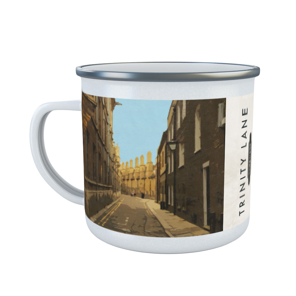 Trinity Lane, Cambridge Enamel Mug