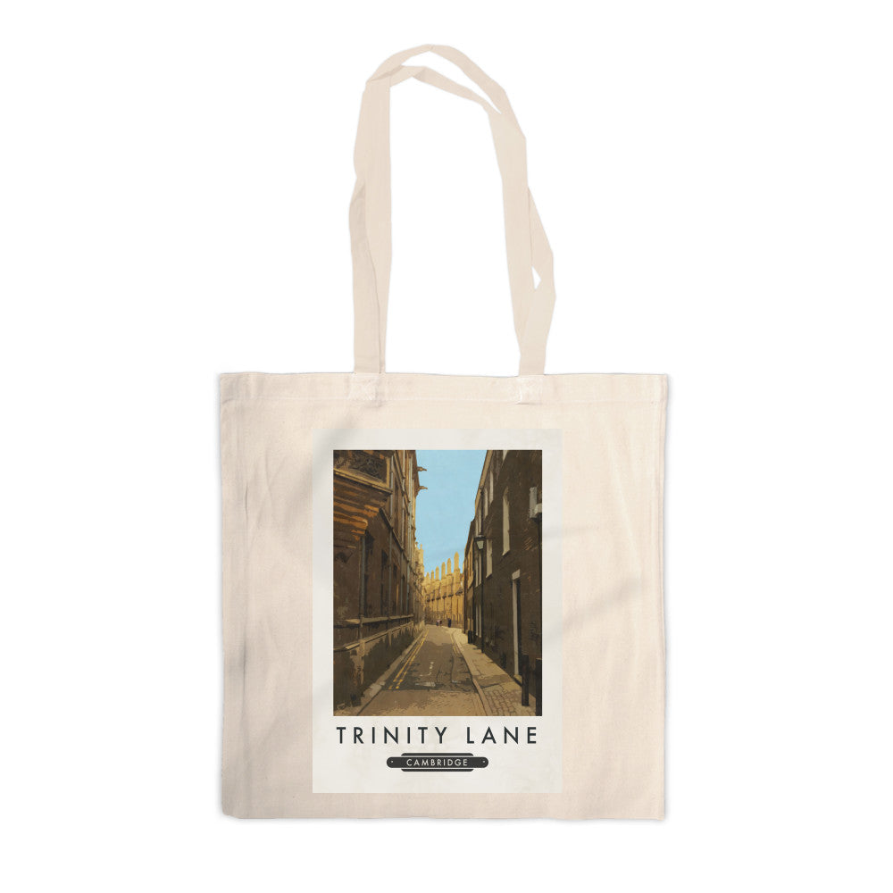 Trinity Lane, Cambridge Canvas Tote Bag