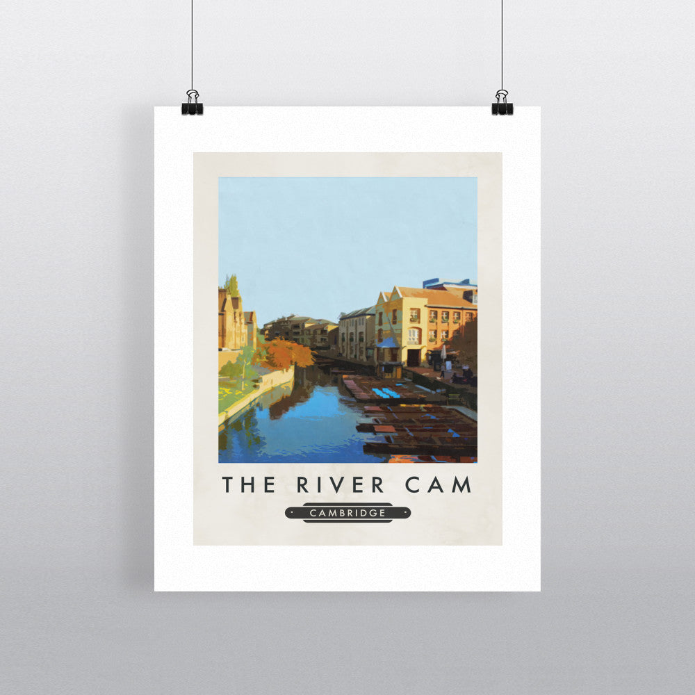 The River Cam, Cambridge 90x120cm Fine Art Print