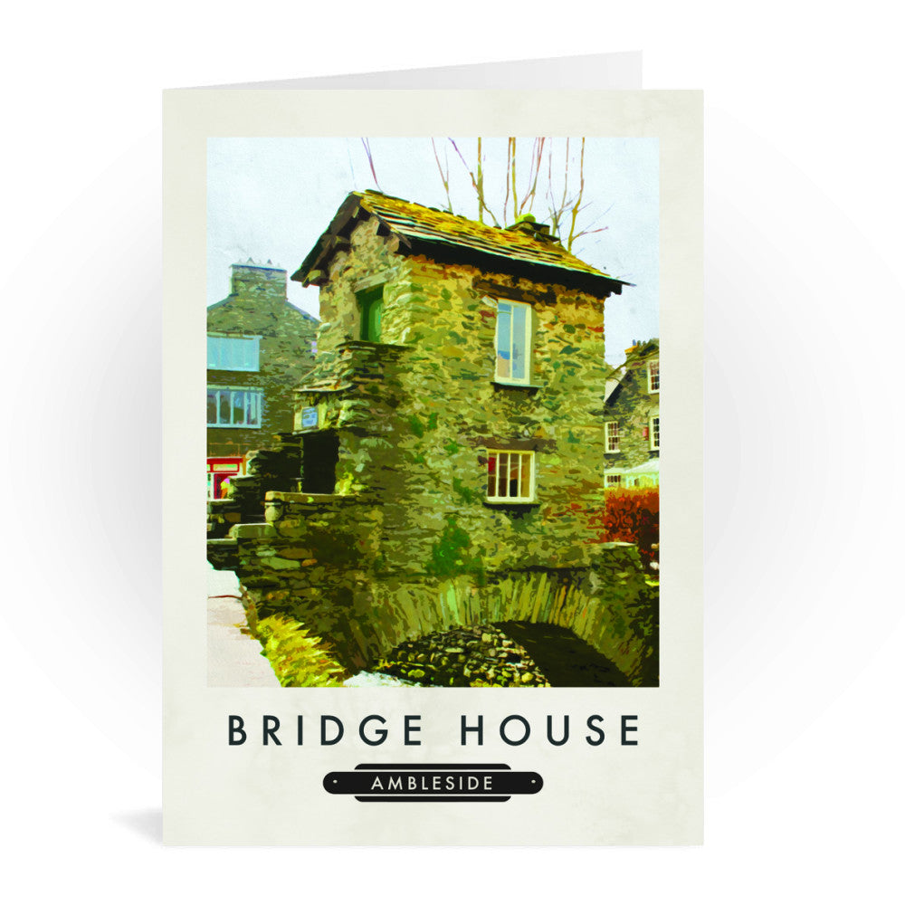 Bridge House, Ambleside Greeting Card 7x5