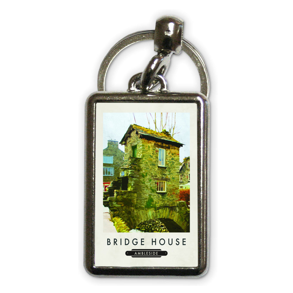 Bridge House, Ambleside Metal Keyring