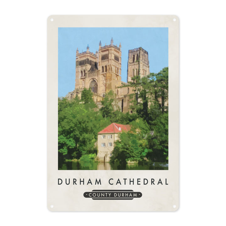 Durham Cathedral Metal Sign