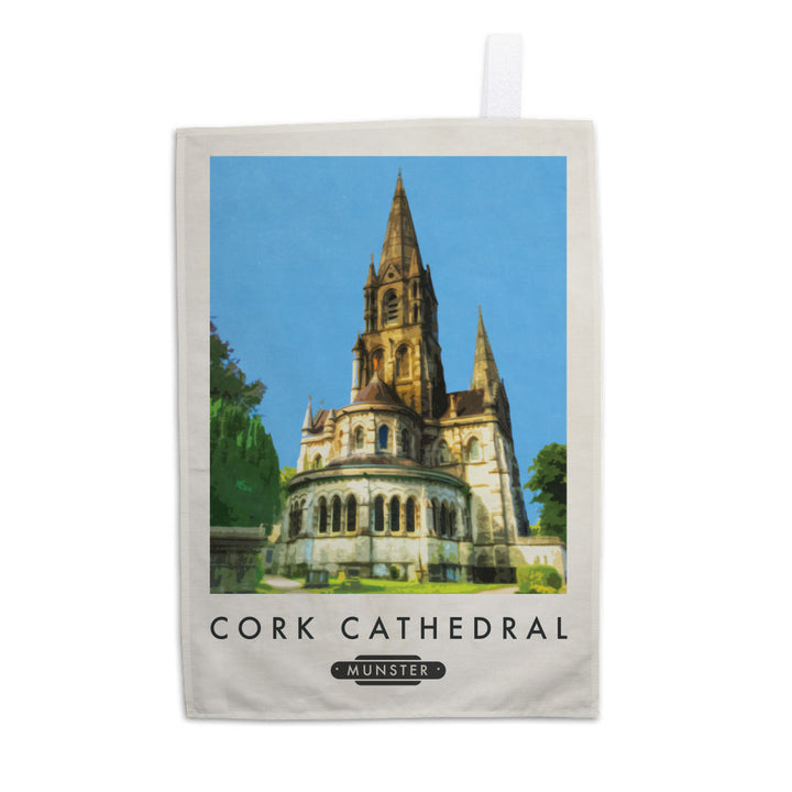 Cork Cathedral, Ireland Tea Towel