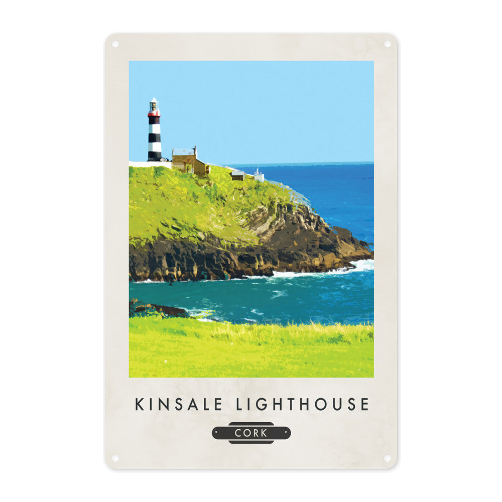 Kinsale Lighthouse, Ireland Metal Sign