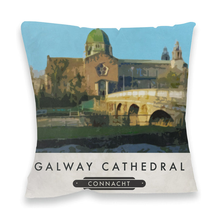 Galway Cathedral, Ireland Fibre Filled Cushion