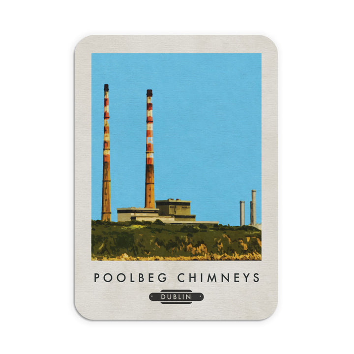 Poolbeg Chimneys, Dublin, Ireland Mouse Mat