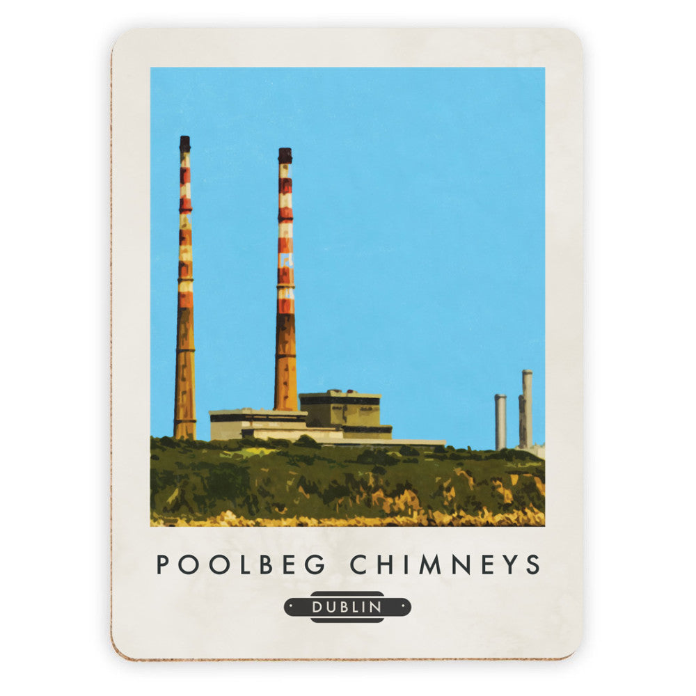 Poolbeg Chimneys, Dublin, Ireland Placemat