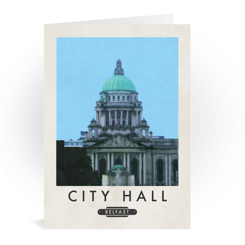 Belfast City Hall, Northern Ireland Greeting Card 7x5