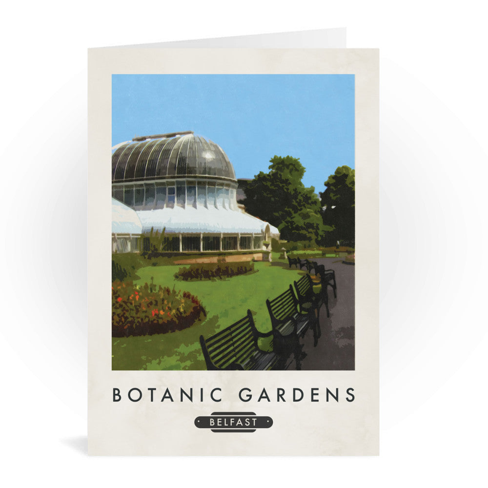 Botanic Gardens, Belfast, Northern Ireland Greeting Card 7x5