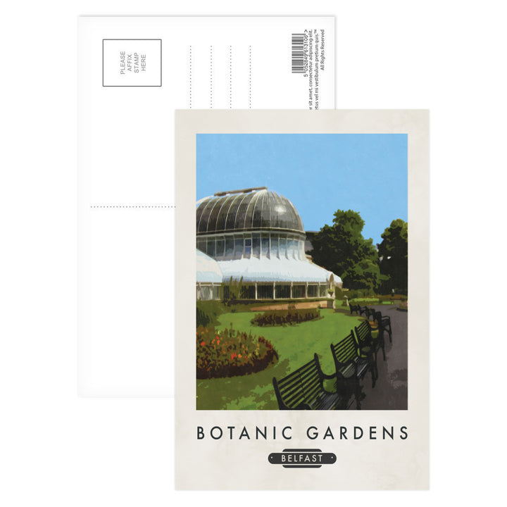 Botanic Gardens, Belfast, Northern Ireland Postcard Pack