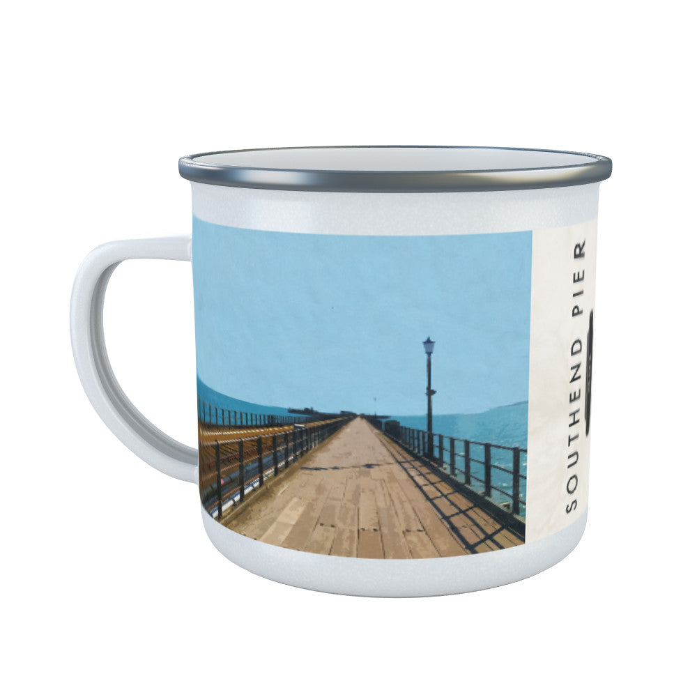 Southend Pier, Essex Enamel Mug