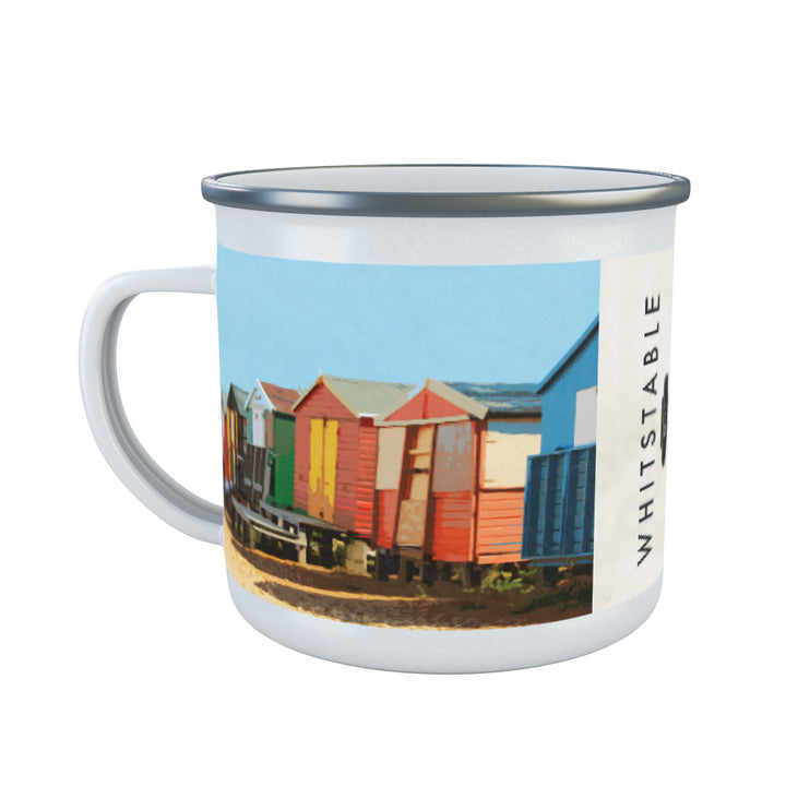 Whitstable, Kent Enamel Mug