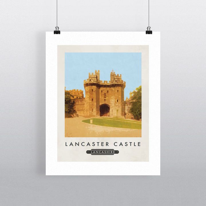 Lancaster Castle 90x120cm Fine Art Print