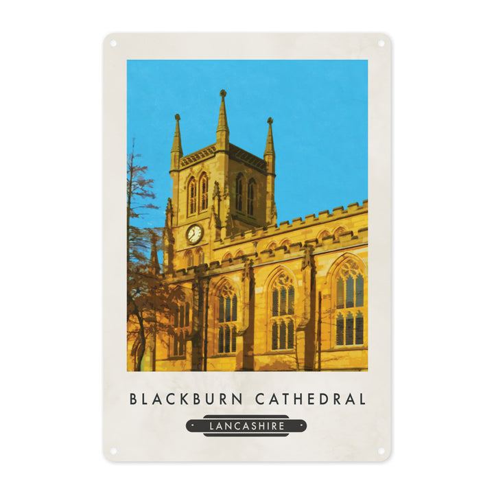 Blackburn Cathedral Metal Sign