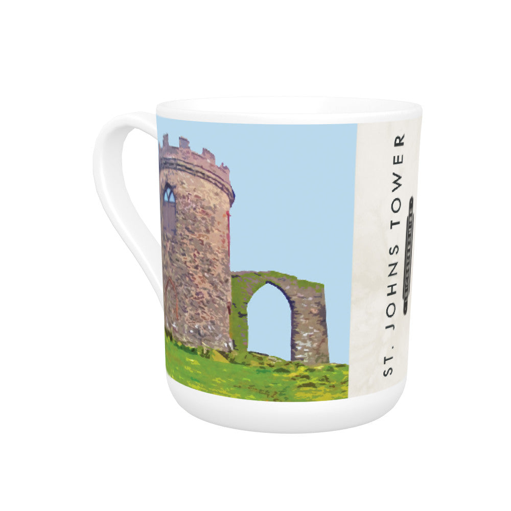 St Johns Tower, Leicestershire Bone China Mug