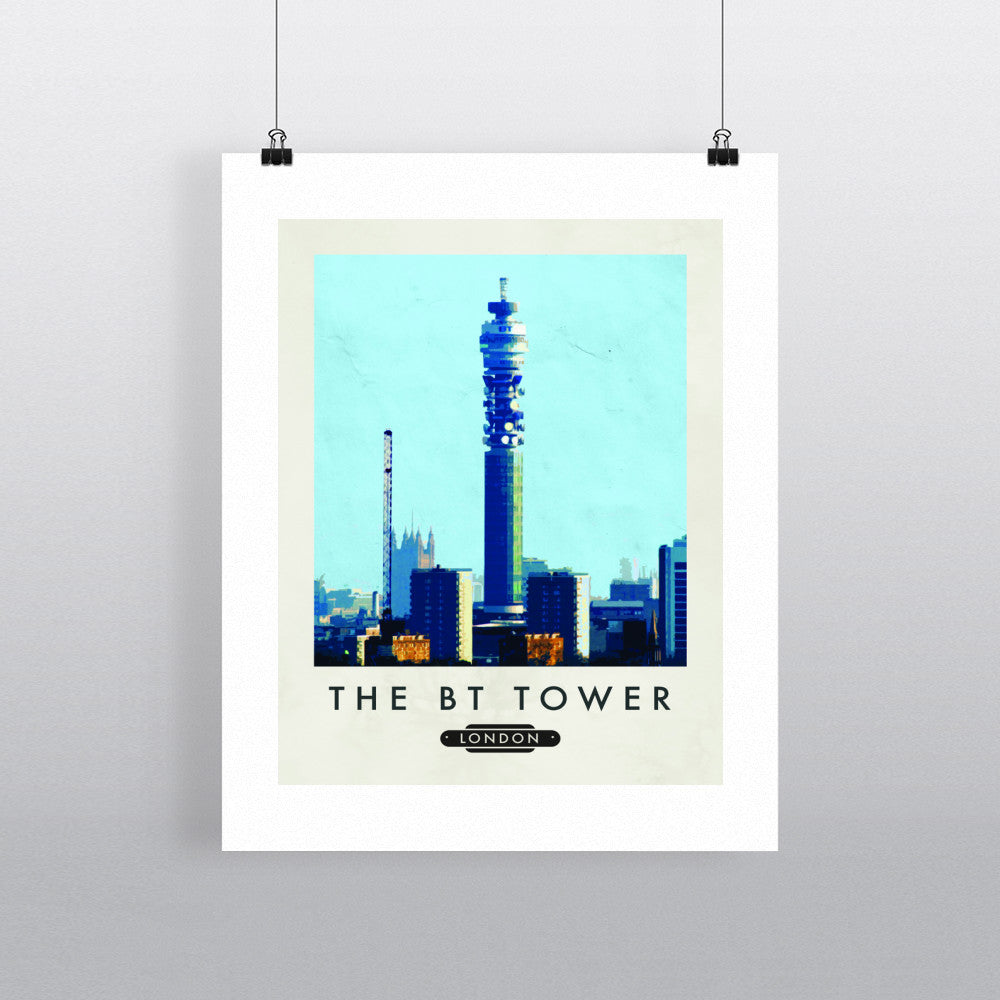 The BT Tower, London 90x120cm Fine Art Print