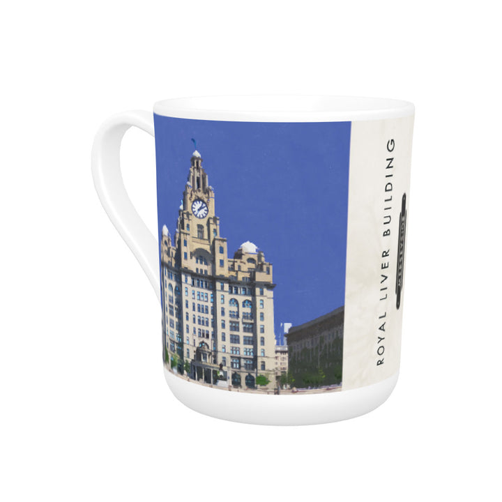 The Liver Building, Liverpool Bone China Mug