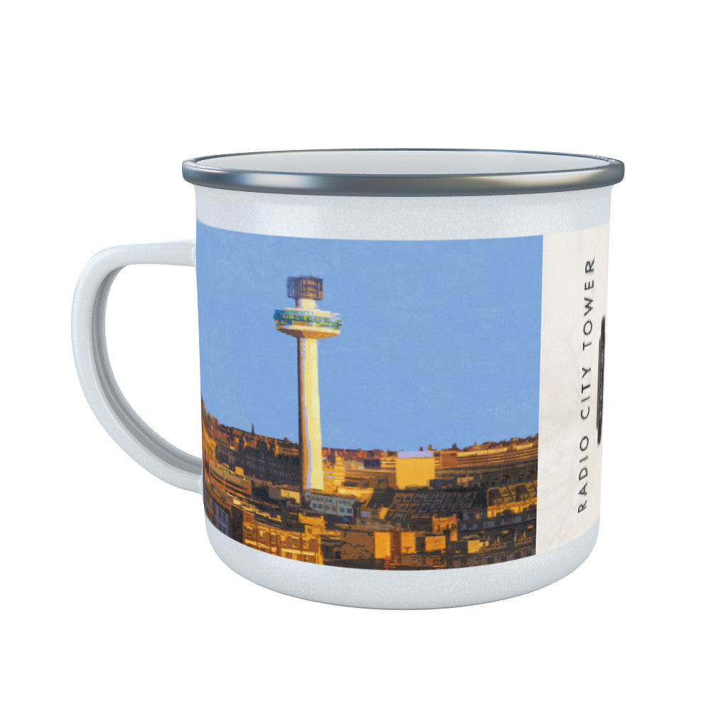 The Radio City Tower, Liverpool Enamel Mug