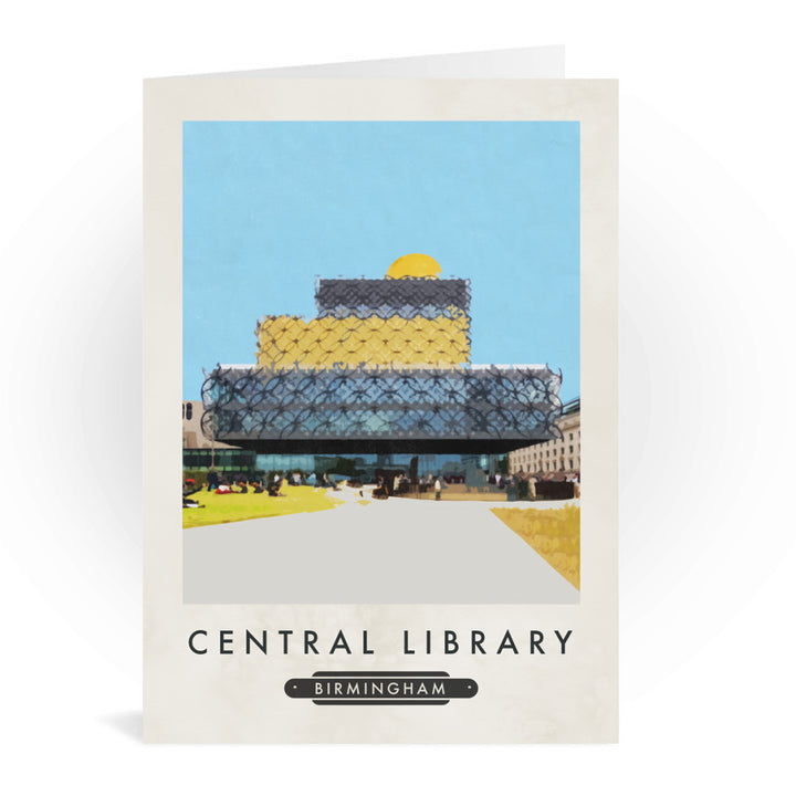 Birmingham Library Greeting Card 7x5