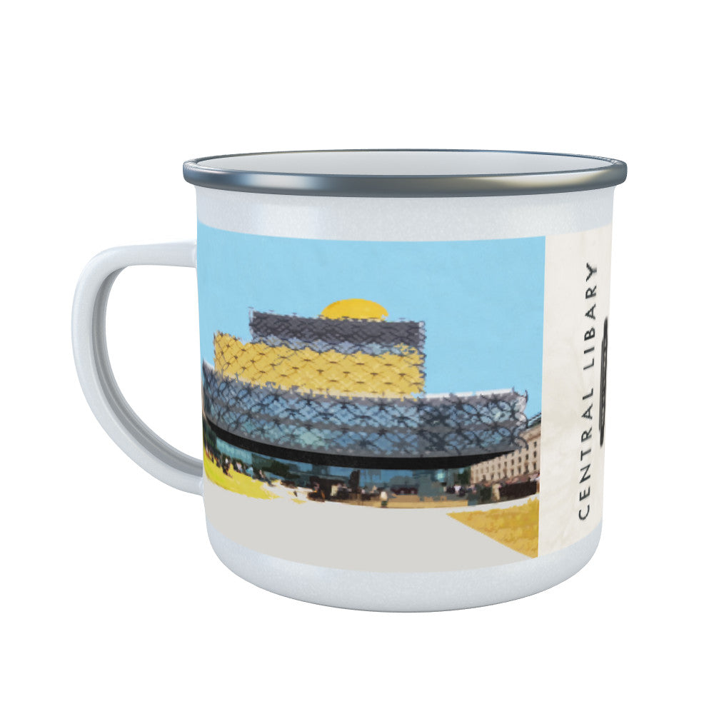 Birmingham Library Enamel Mug