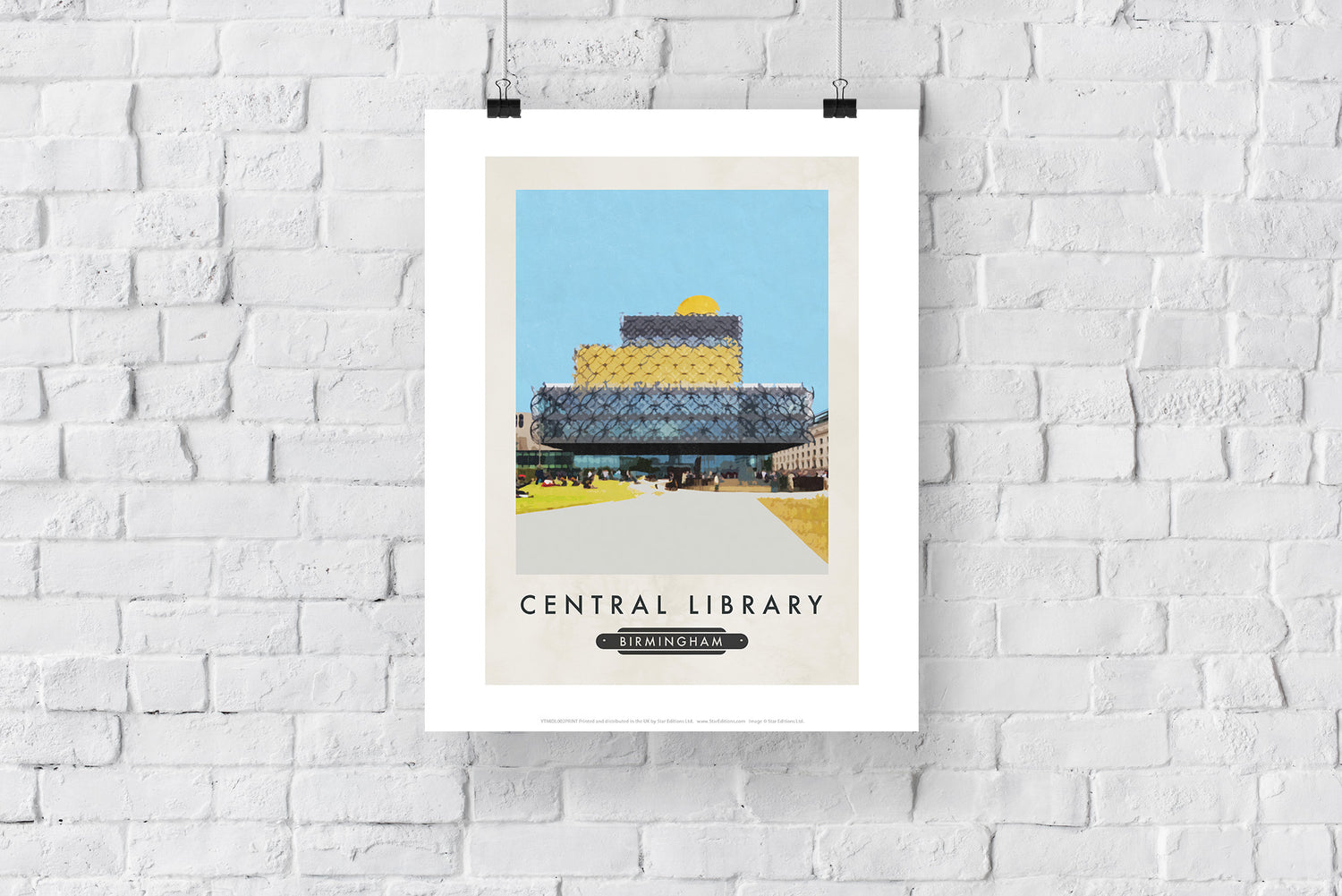 Birmingham Library - Art Print