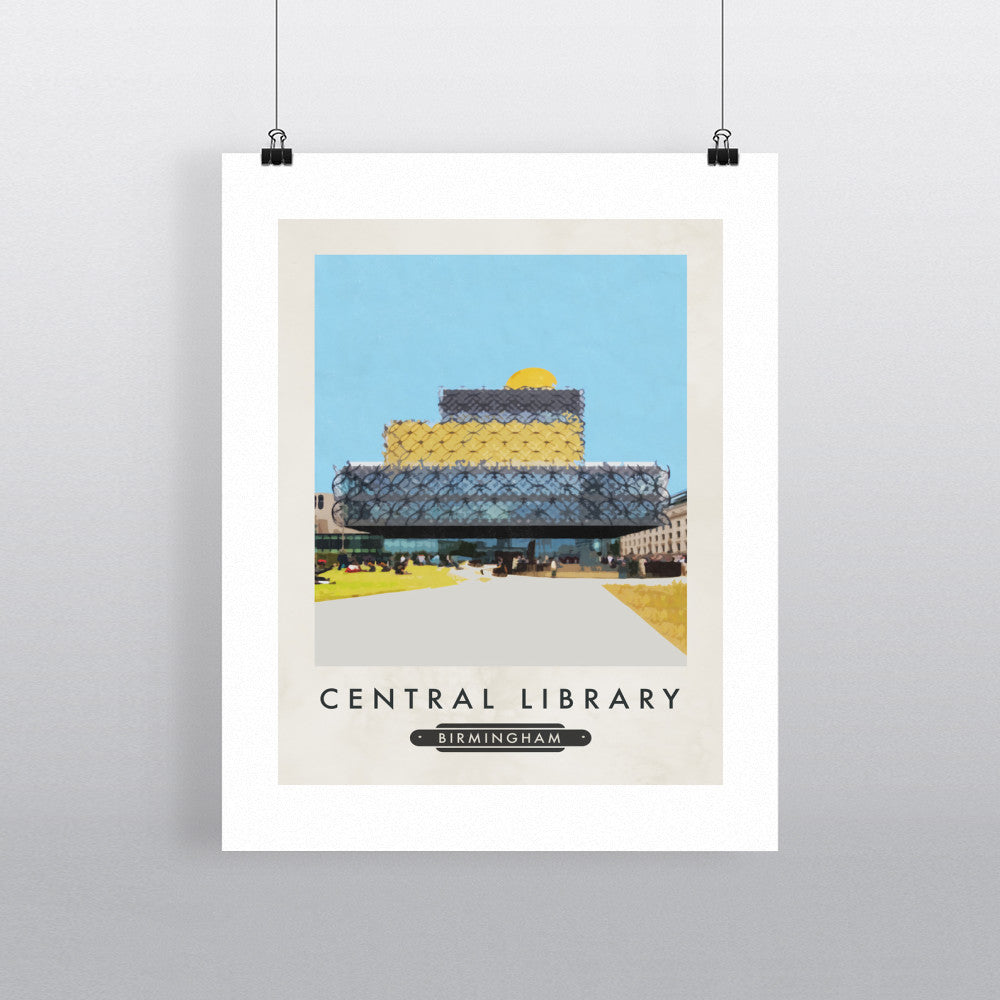 Birmingham Library - Art Print