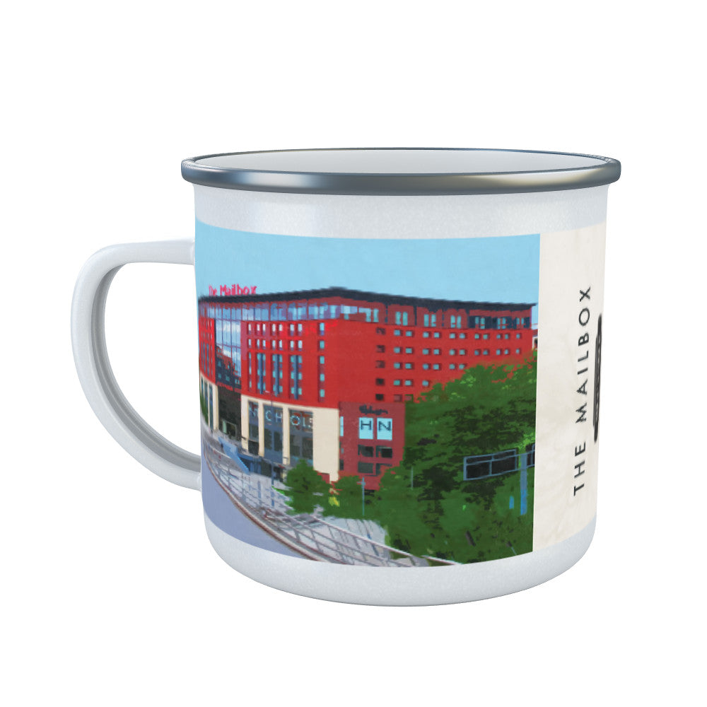 The Mailbox, Birmingham Enamel Mug