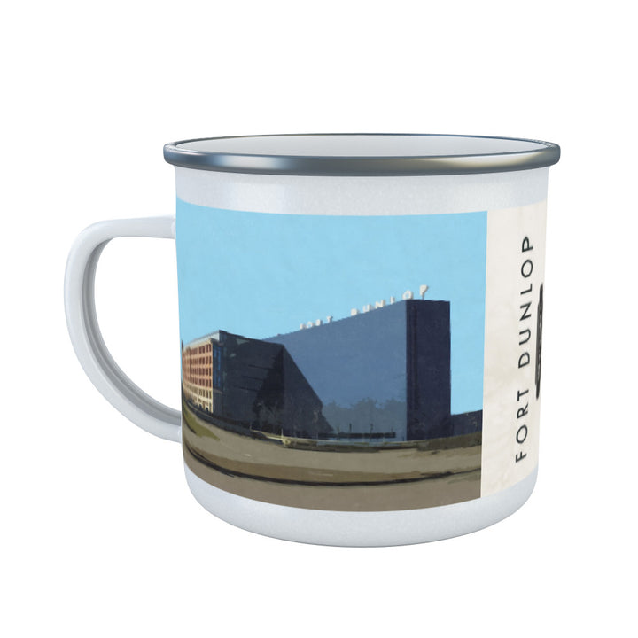 Fort Dunlop, Birmingham Enamel Mug