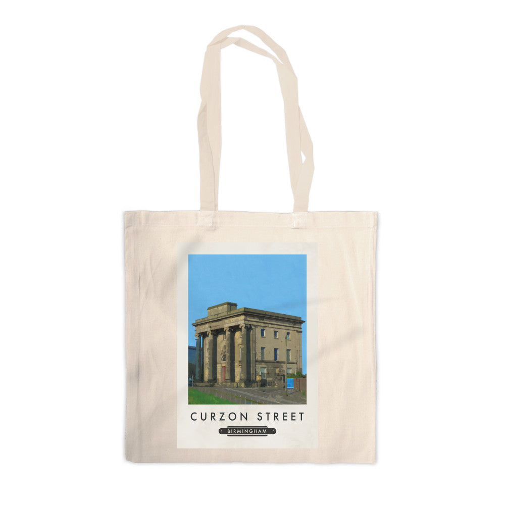 Curzon Street, Birmingham Canvas Tote Bag