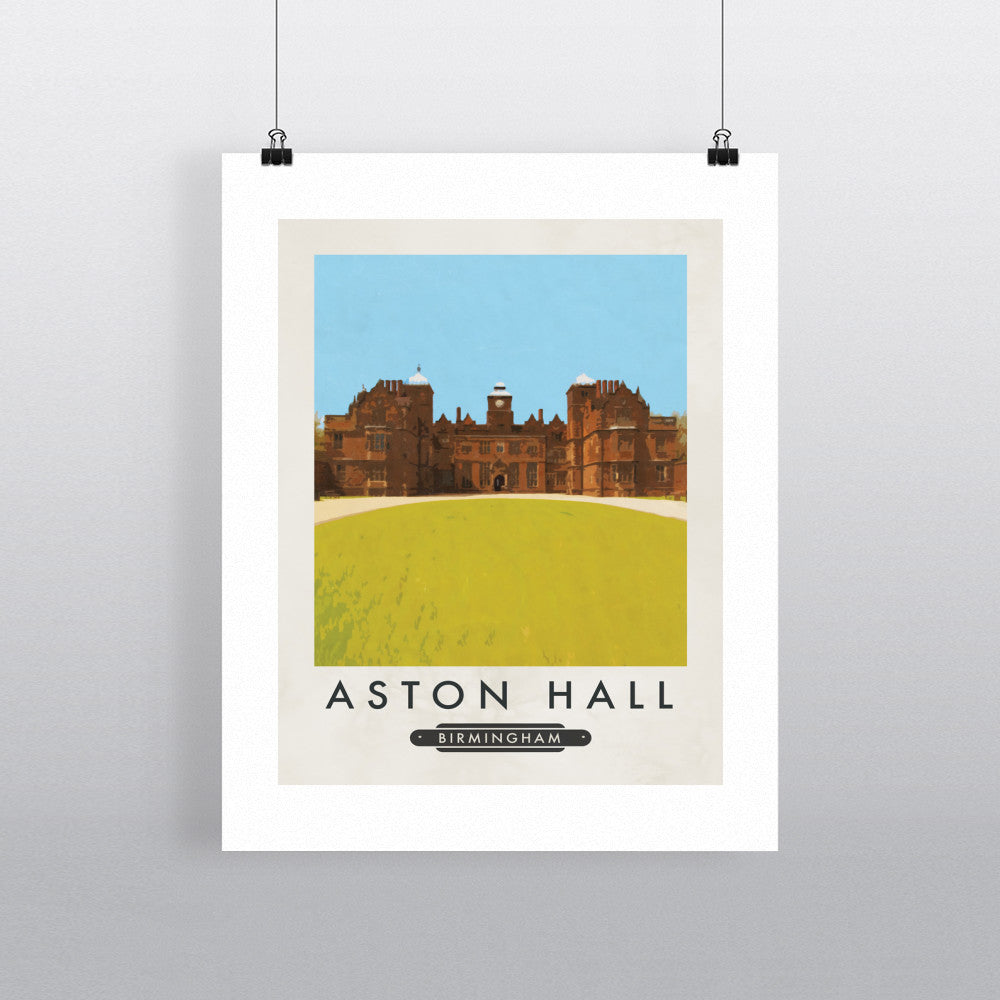 Aston Hall, Birmingham 90x120cm Fine Art Print