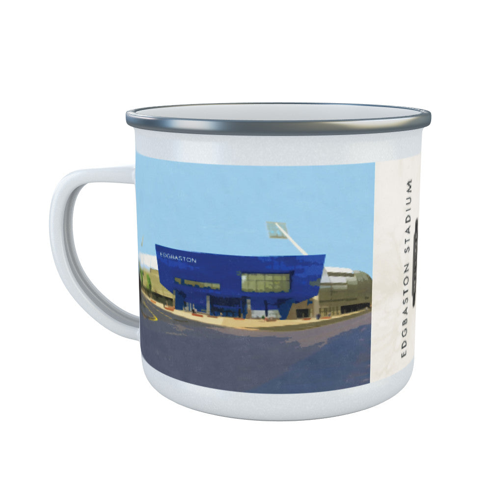 Edgbaston Stadium, Birmingham Enamel Mug