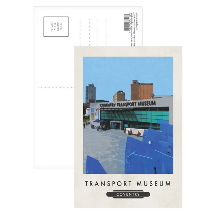 The Transport Museum, Coventry Postcard Pack