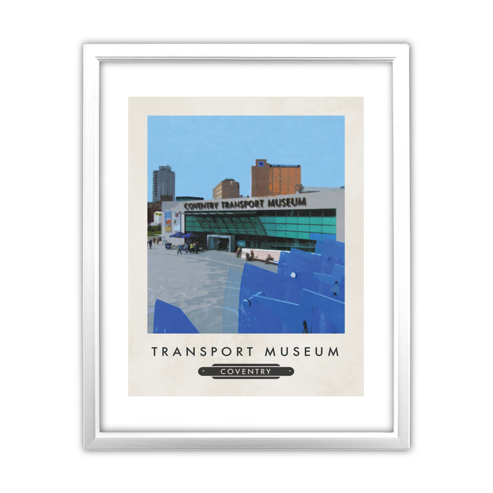 The Transport Museum, Coventry 11x14 Framed Print (White)