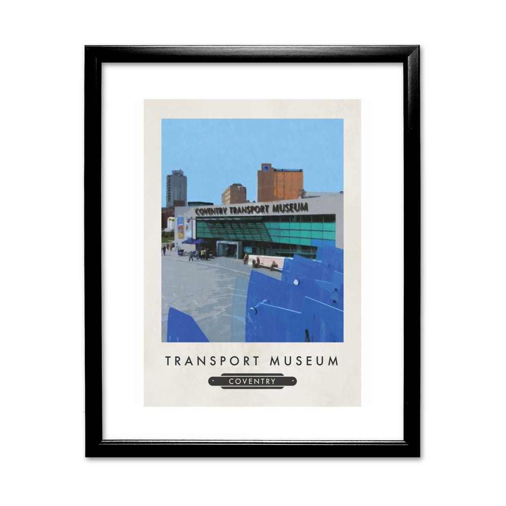 The Transport Museum, Coventry 11x14 Framed Print (Black)