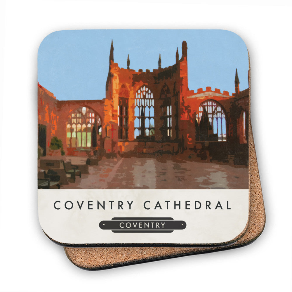 Coventry Cathedral MDF Coaster