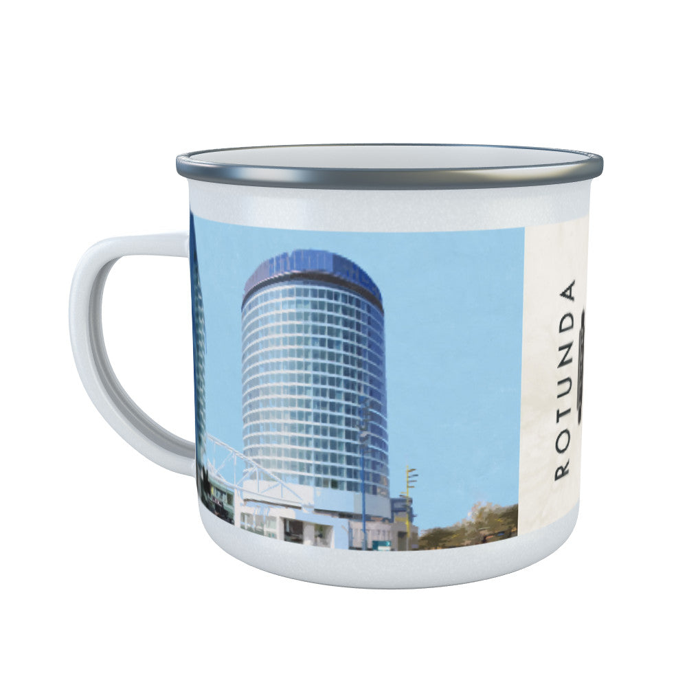 The Rotunda, Birmingham Enamel Mug