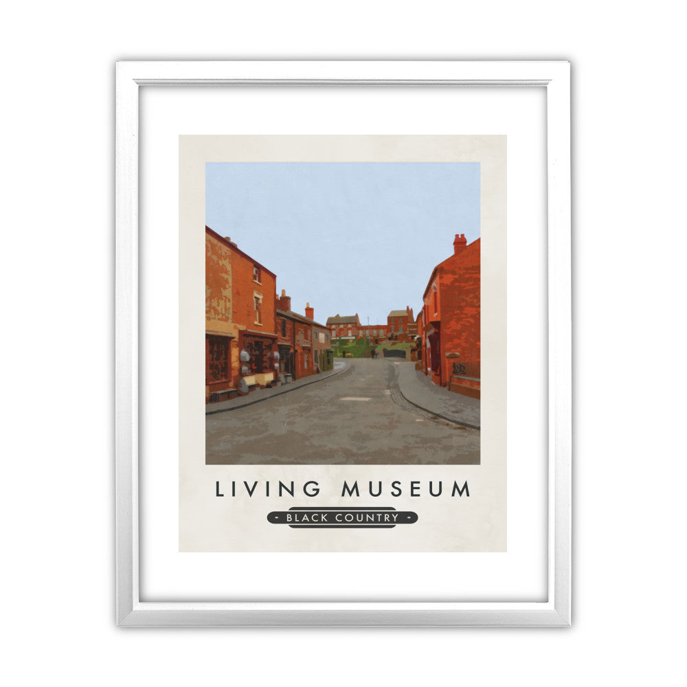 The Living Museum, Dudley 11x14 Framed Print (White)